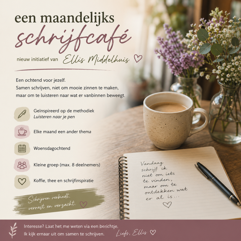 MAANDELIJKS SCHRIJFCAFE